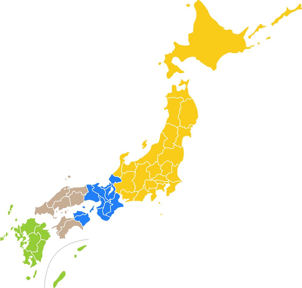 日本地図の画像
